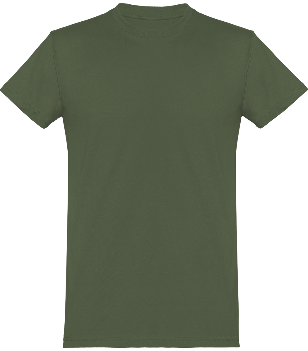 Tee-Shirt Homme Coupe Basique 100% Coton À Personnaliser Millennial Khaki
