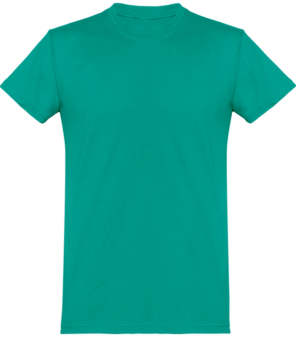 Men's T-Shirt Basic Cut 100% Cotton To Customise Real Turquoise