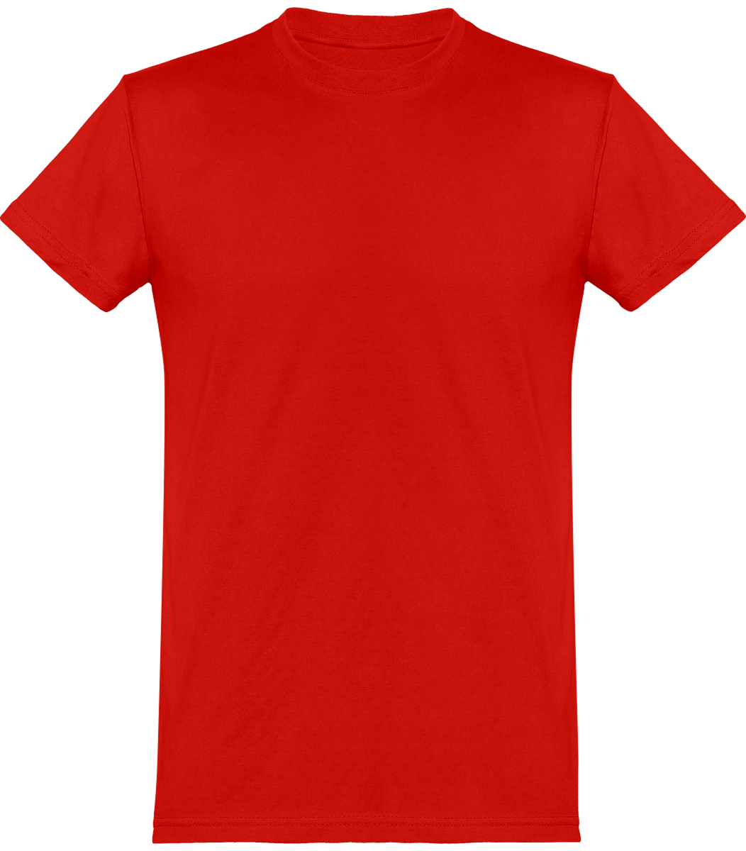 Men's Basic Cut 100% Cotton Tee To Customize Red