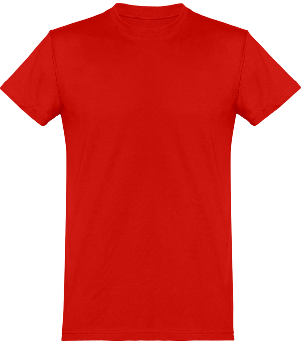 Tee-Shirt Homme Coupe Basique 100% Coton À Personnaliser Red