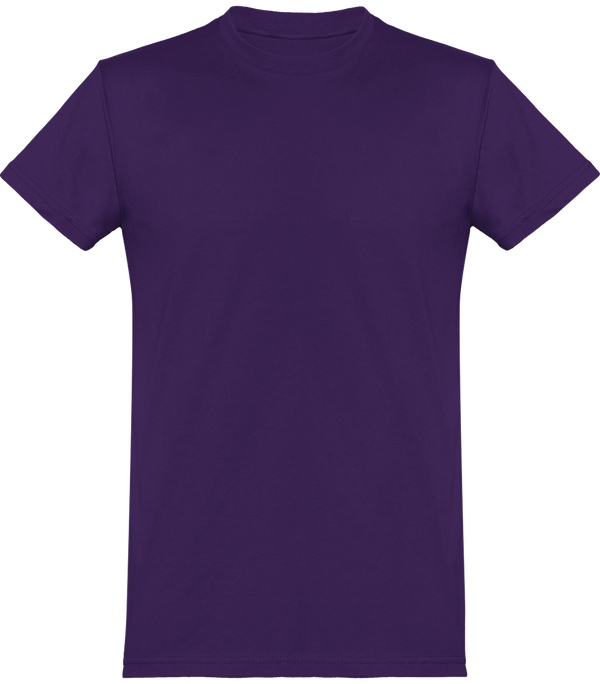 Men's Basic Cut 100% Cotton Tee To Customize Radiant Purple