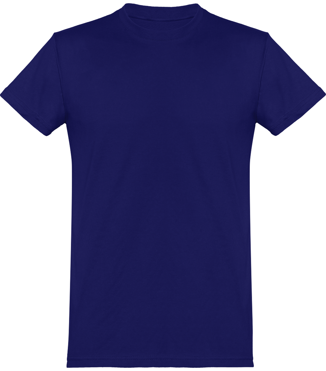 Men's Basic Cut 100% Cotton Tee To Customize Electric Blue