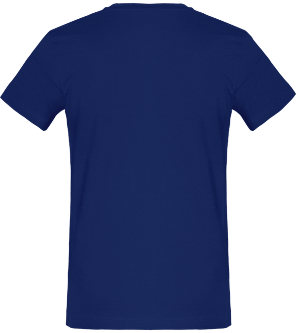 Tee shirt homme col rond manches courtes classique 150 gr dos Cobalt Blue