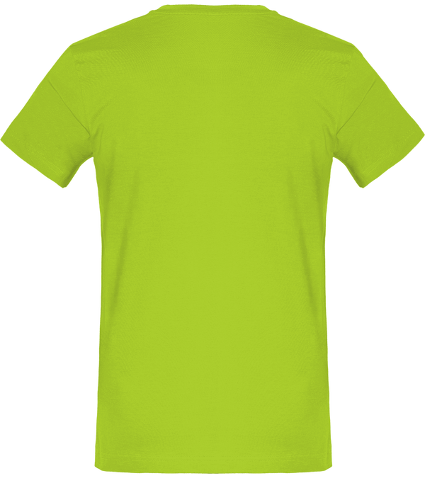 Tee shirt homme col rond manches courtes classique 150 gr dos Orchid Green