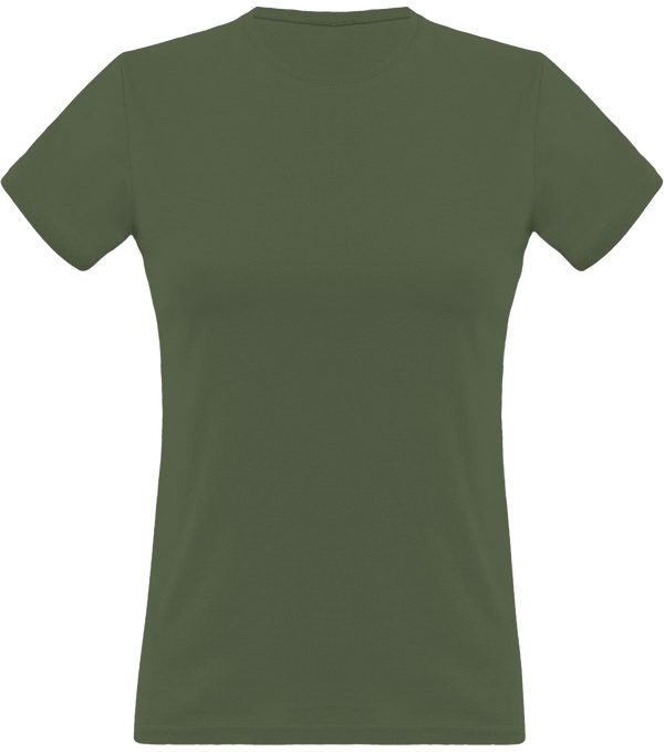 Tee Shirt Women Classic 150Gr Millennial Khaki