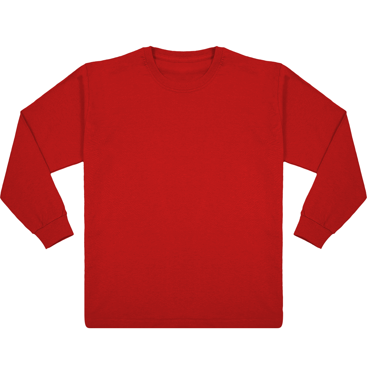 T-Shirt Pour Enfant Manches Longues À Personnaliser  Red