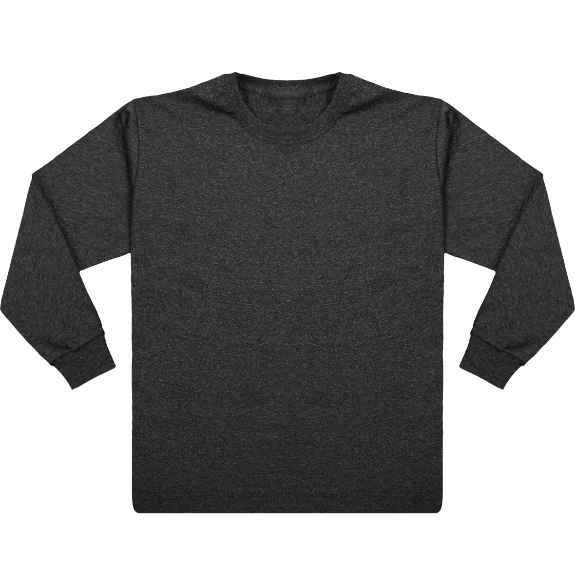 T-Shirt Pour Enfant Manches Longues À Personnaliser  Dark Heather Grey