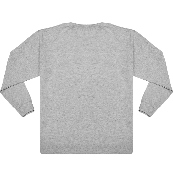 Tee shirt enfant manches longues dos Heather Grey