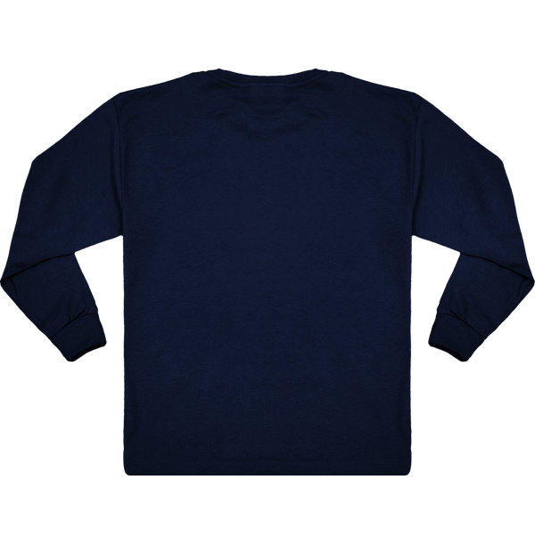 Tee shirt enfant manches longues dos Deep Navy