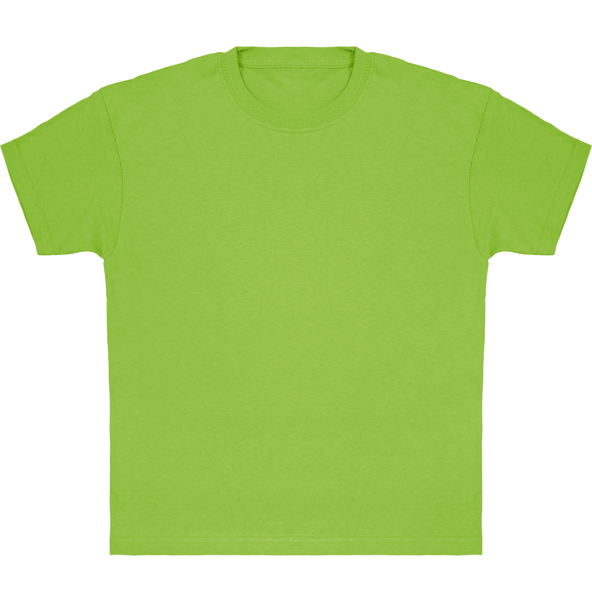 T-Shirt En Coton Classique Pour Enfant À Personnaliser Lime