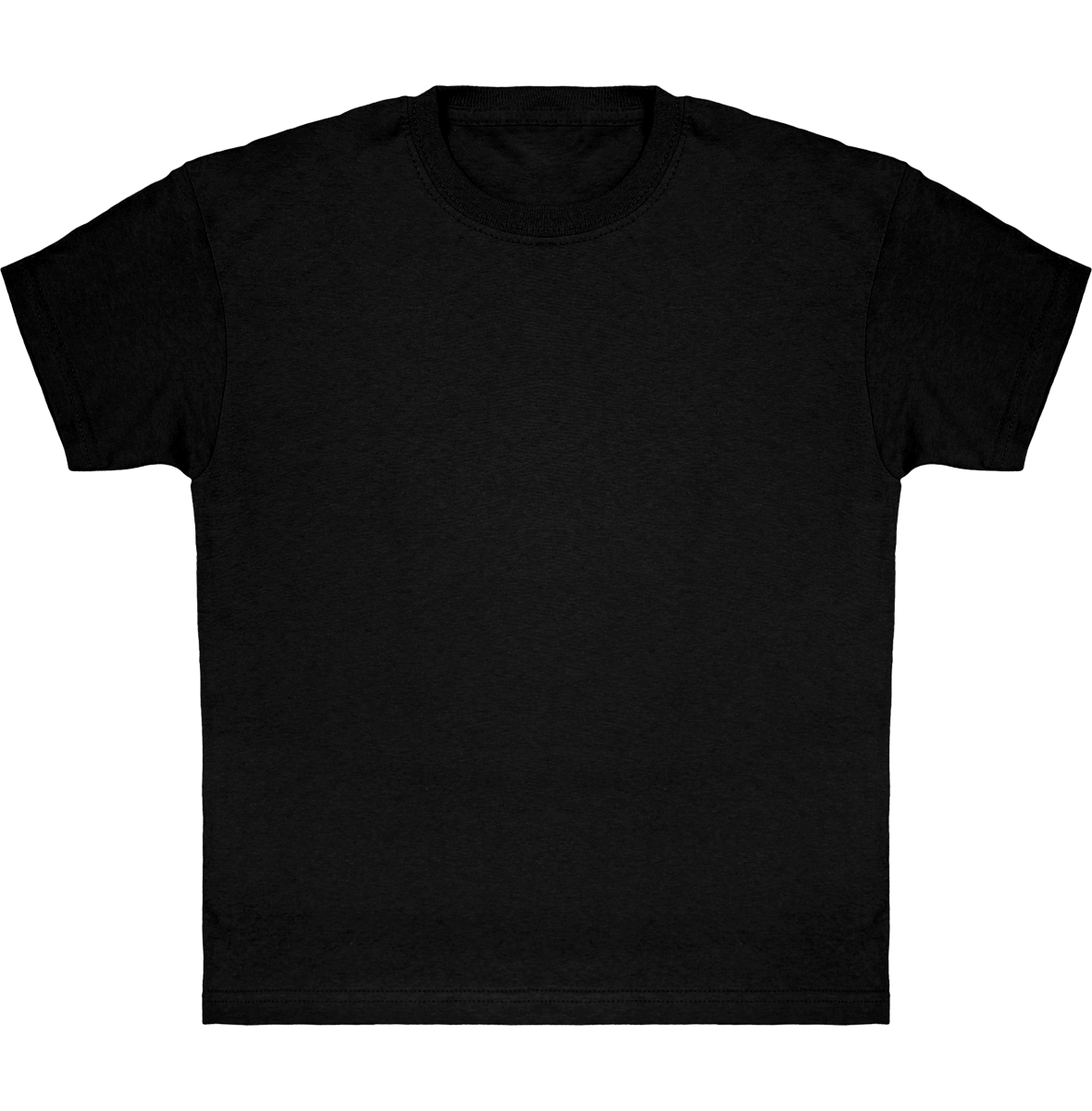 Camiseta Clásica De Niño Personalizada En Algodón 100% Black