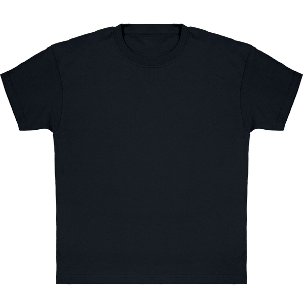 Klassisches Baumwoll-T-Shirt Für Kinder Zur Personalisierung Deep Navy