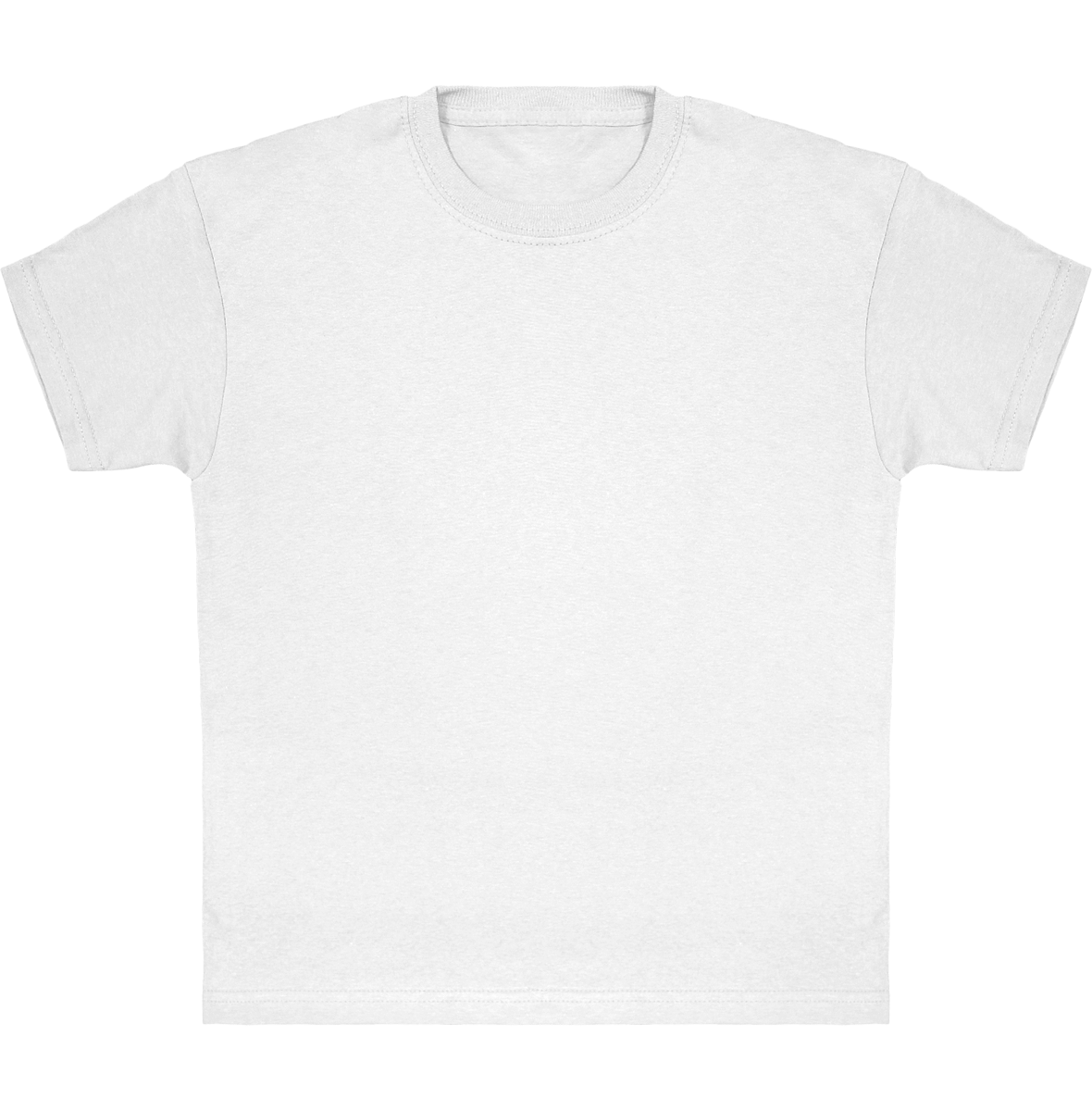 Classic Cotton T-Shirt For Kids To Customise White
