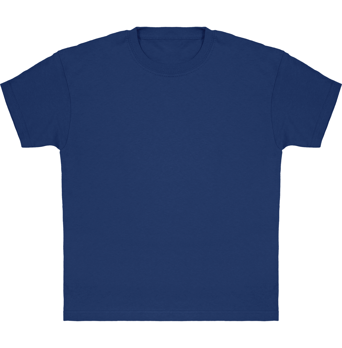 Classic Cotton T-Shirt For Kids To Customise Royal Blue