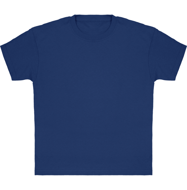 Camiseta Clásica De Niño Personalizada En Algodón 100% Royal Blue