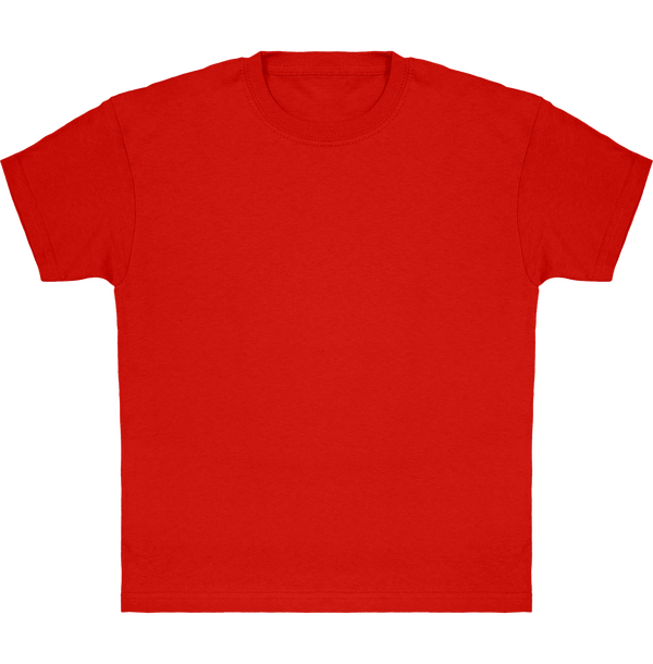 Camiseta Clásica De Niño Personalizada En Algodón 100% Red