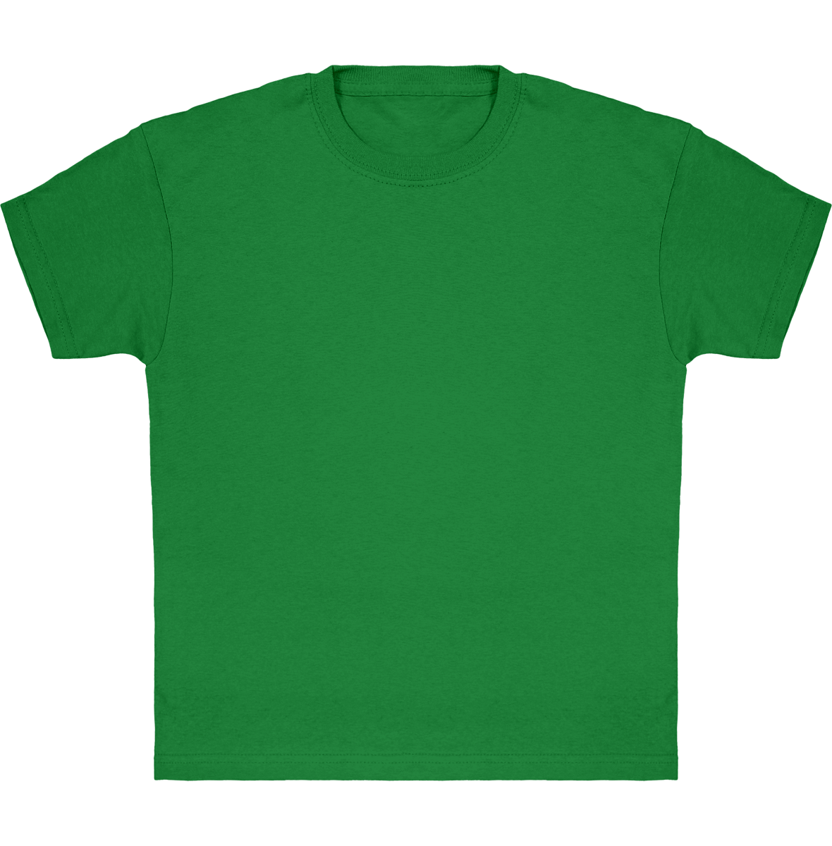 Classic Cotton T-Shirt For Kids To Customise Kelly Green