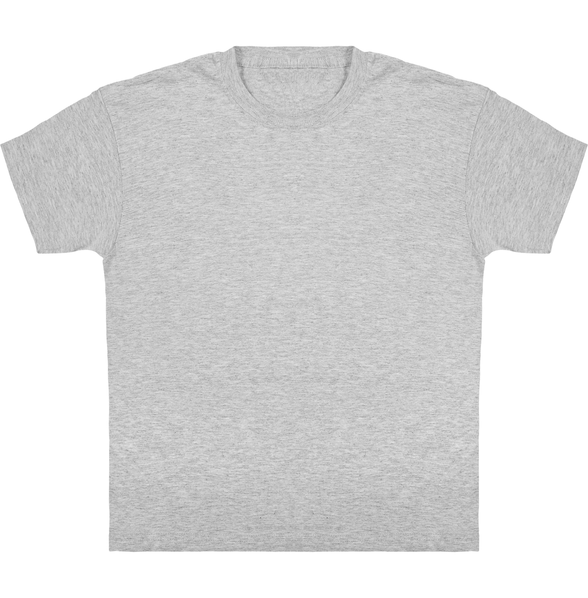 Camiseta Clásica De Niño Personalizada En Algodón 100% Heather Grey