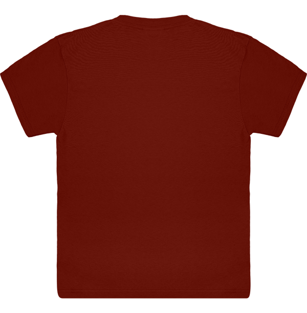 Tee shirt original enfant dos Brick Red