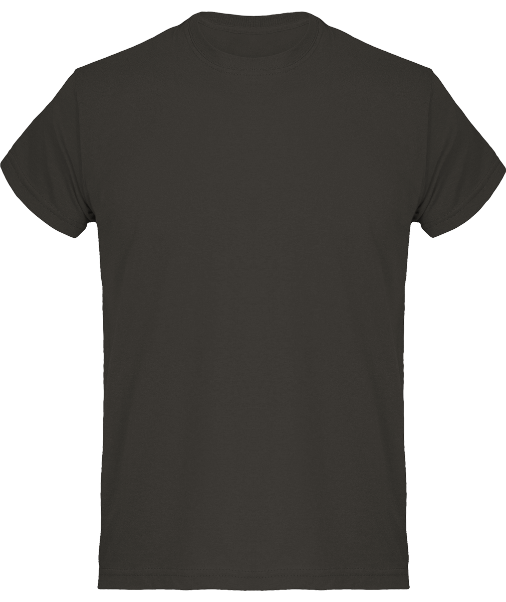 T-Shirt Basique En Coton Pour Homme Idéal Pour La Personnalisation Light Graphite