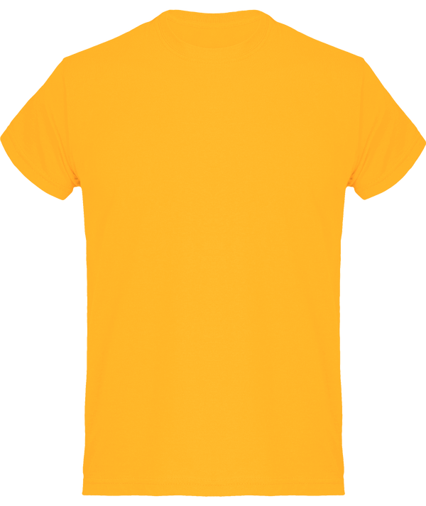 Camiseta Básica De Algodón Para Hombres, Ideal Para Personalización Sunflower Yellow