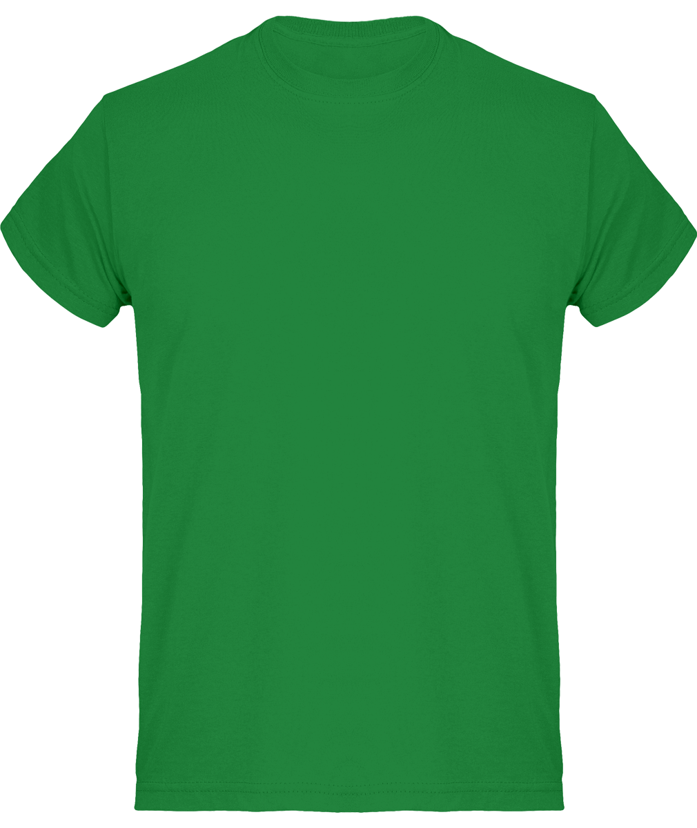 Basic Cotton T-Shirt For Men Ideal For Customization Kelly Green