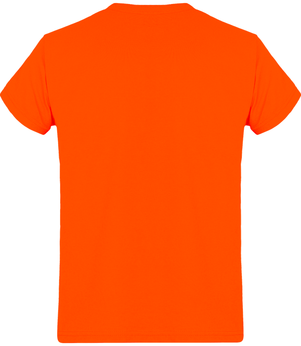 Tee shirt homme full cut screen stars original dos Orange