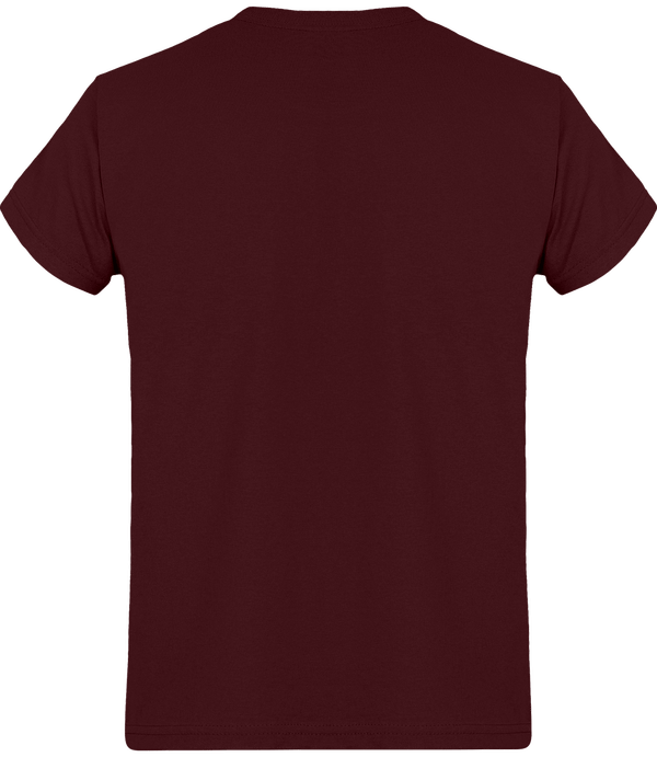 Tee shirt homme full cut screen stars original dos Burgundy