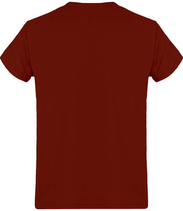 Tee shirt homme full cut screen stars original dos Brick Red