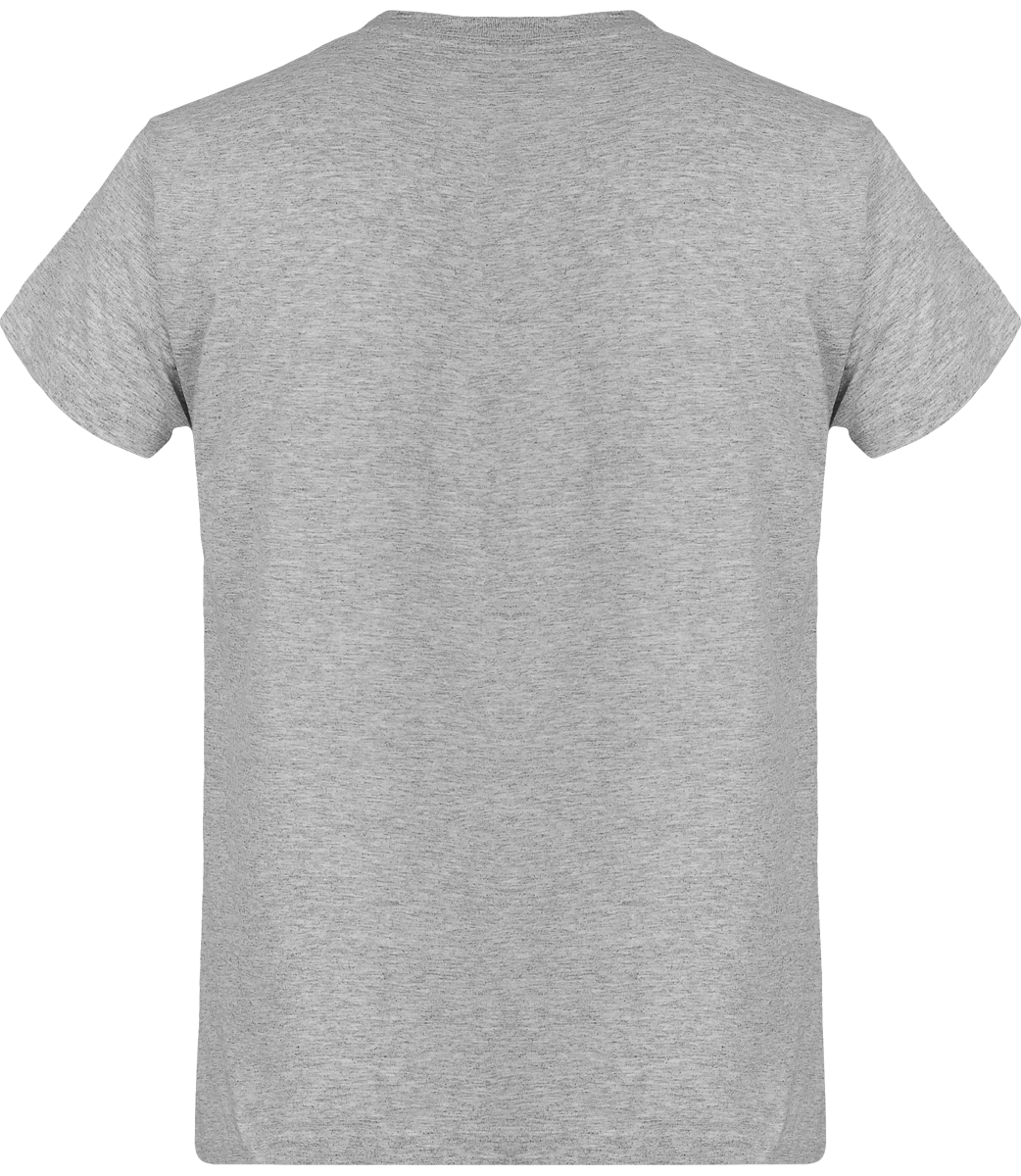 Basic Cotton T-Shirt For Men Ideal For Customization Heather Grey