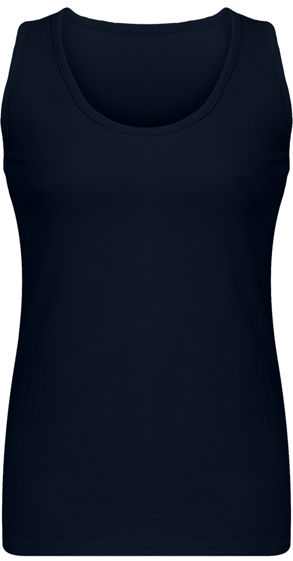 Camiseta De Tirantes De Mujer Cómoda Personalizada Deep Navy