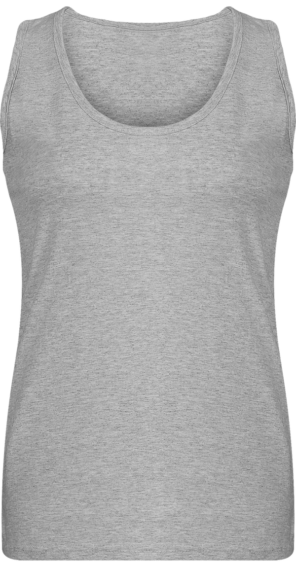 Débardeur Femme Et Confortable À Porter En Été | 100% Coton Heather Grey