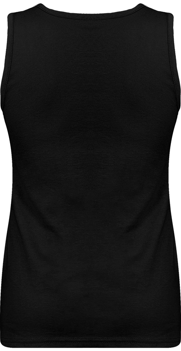 Debardeur femme en coton dos Black