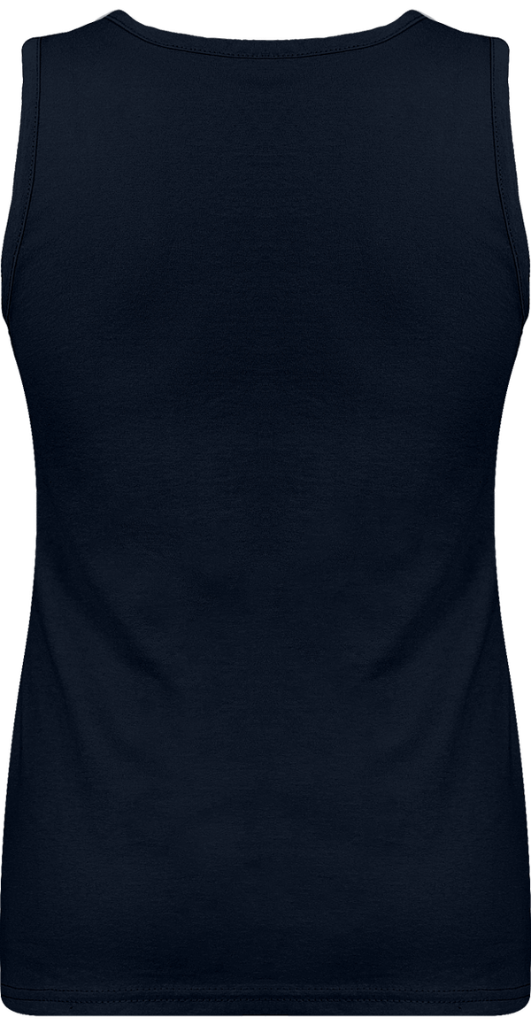 Debardeur femme en coton dos Deep Navy