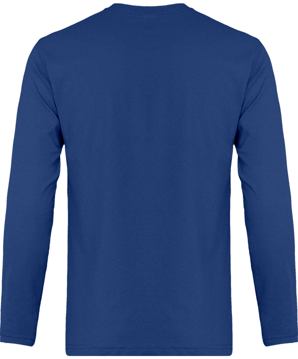 Tee shirt homme original manches longues dos Royal Blue