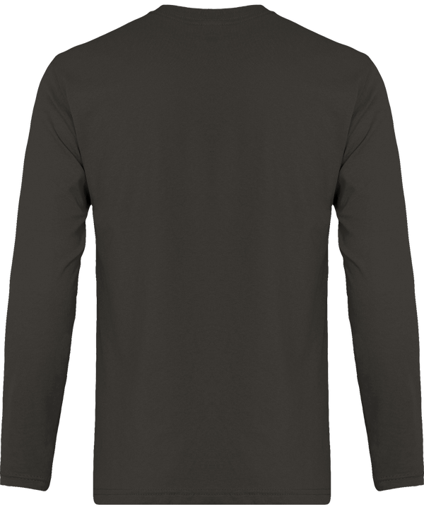 Tee shirt homme original manches longues dos Light Graphite