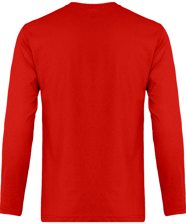 Tee shirt homme original manches longues dos Red
