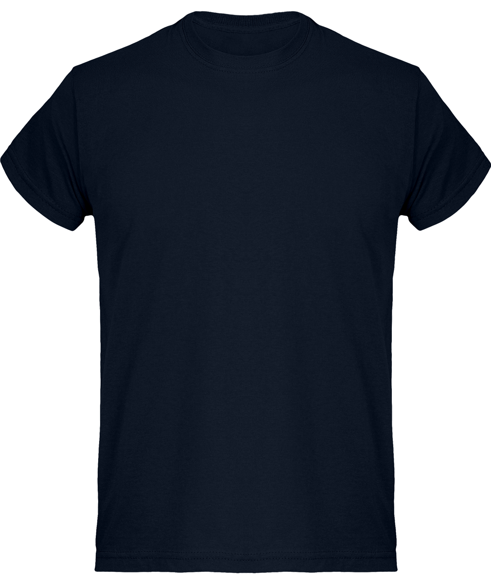 T-Shirt Basique En Coton Pour Homme Idéal Pour La Personnalisation Deep Navy