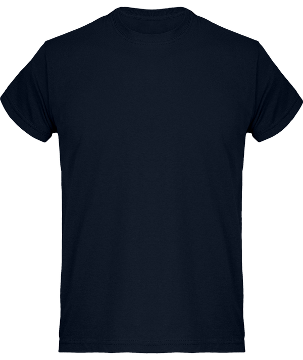 Camiseta Básica De Algodón Para Hombres, Ideal Para Personalización Deep Navy