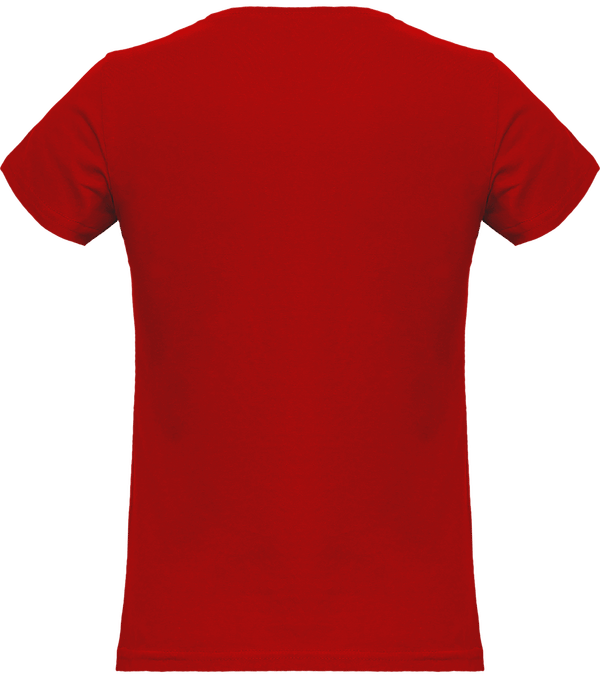 Tee shirt femme classique 150gr dos Deep Red