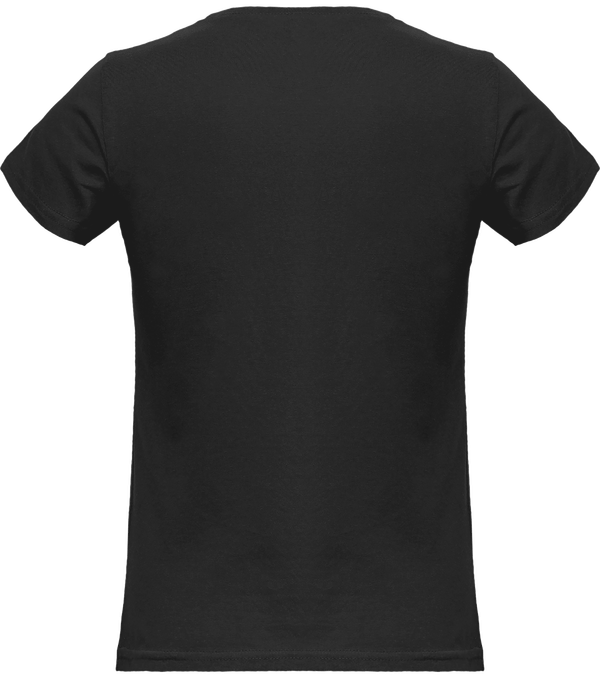 Tee shirt femme classique 150gr dos Used Black