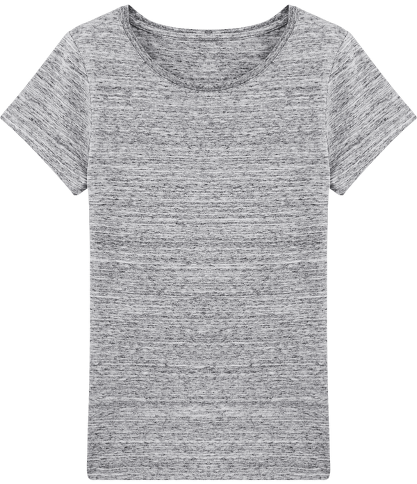 T shirt femme stella wants plexus Slub Heather Grey