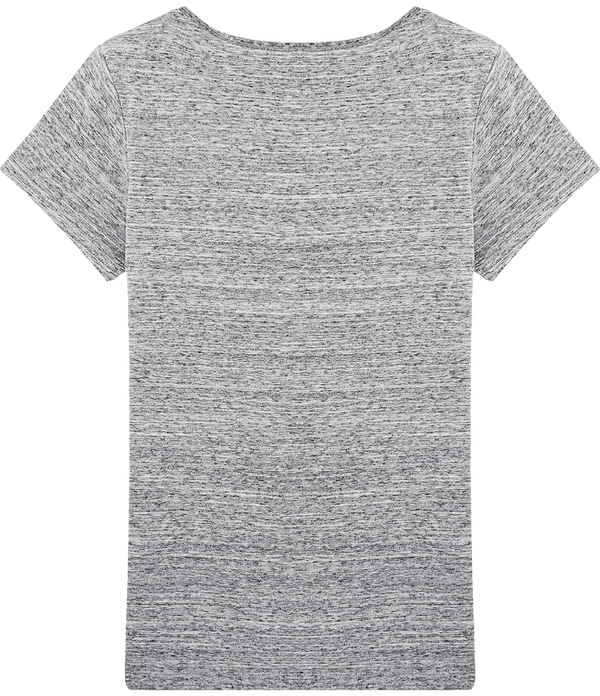 T shirt femme stella wants dos Slub Heather Grey