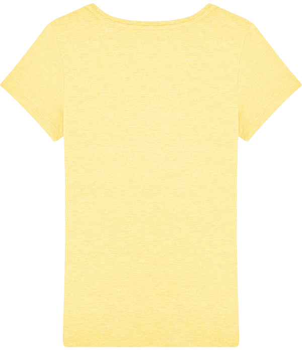 T shirt femme stella wants dos Light Heather Yellow