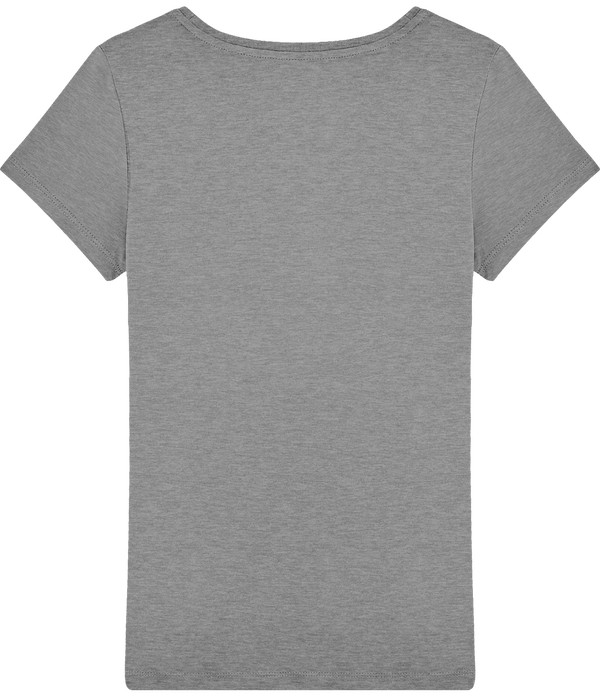 T shirt femme stella wants dos Mid Heather Grey