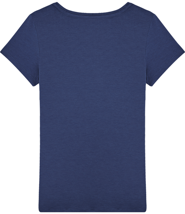 T shirt femme stella wants dos Mid Heather Royal Blue