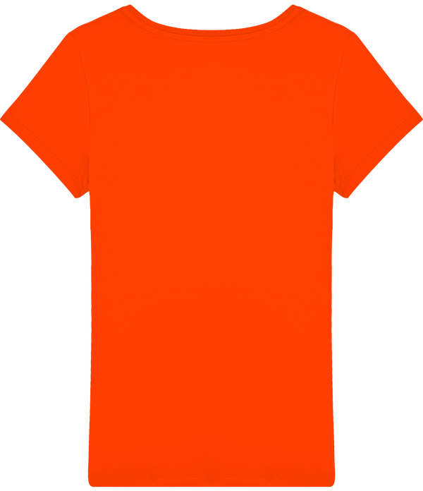 T shirt femme stella wants dos Bright Orange