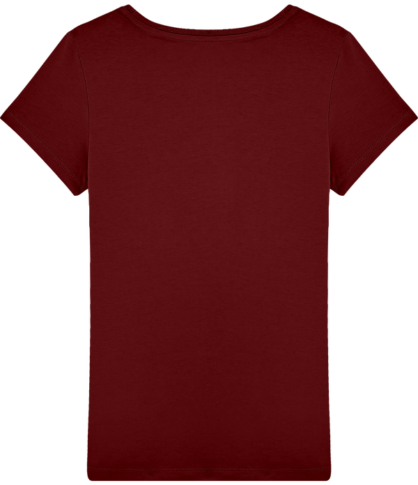 T shirt femme stella wants dos Burgundy