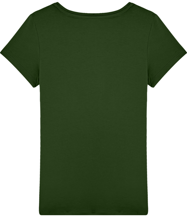 T shirt femme stella wants dos Bottle Green