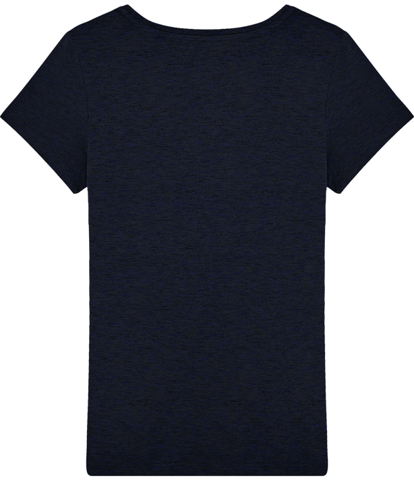 T shirt femme stella wants dos Black Heather Blue